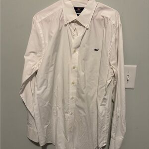 Vineyard Vines White Dress Shirt Classic Fit